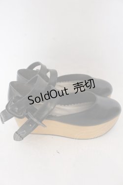 画像5: ALICE and the PIRATES / アンティーク木底シューズ M クロ O-25-10-31-2077-PA-SH-OW-OS