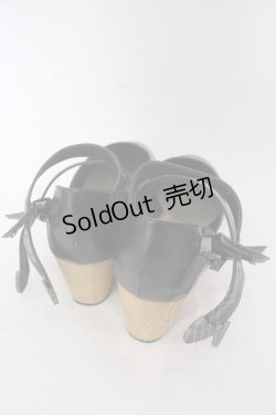 画像7: ALICE and the PIRATES / アンティーク木底シューズ M クロ O-25-10-31-2077-PA-SH-OW-OS