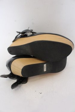 画像8: ALICE and the PIRATES / アンティーク木底シューズ M クロ O-25-10-31-2077-PA-SH-OW-OS