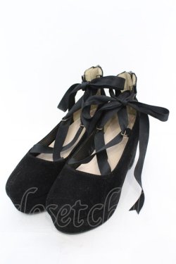 画像1: axes femme / 厚底レースアップシューズ M クロ O-25-10-31-2006-AX-SH-OW-OS