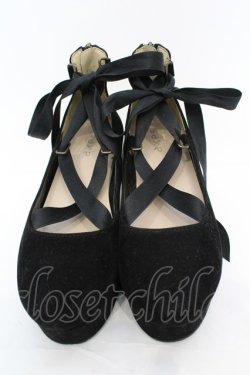 画像2: axes femme / 厚底レースアップシューズ M クロ O-25-10-31-2006-AX-SH-OW-OS