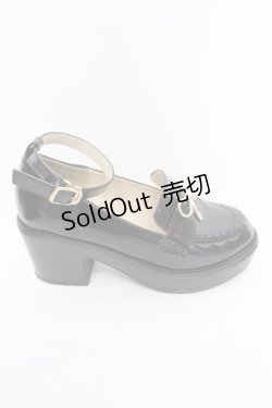 画像4: axes femme POETIQUE / リボンモチーフ使いローファー M クロ O-25-10-31-2007-AX-SH-OW-ZT1102W