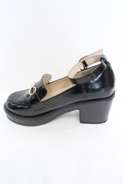 画像5: axes femme POETIQUE / リボンモチーフ使いローファー M クロ O-25-10-31-2007-AX-SH-OW-OS