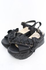 axes femme / レースアップスポサン M クロ O-25-10-31-2008-AX-SH-OW-ZT273