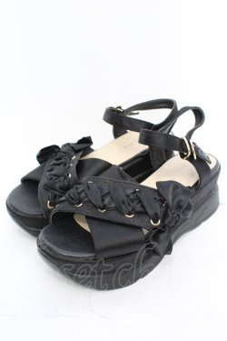 画像1: axes femme / レースアップスポサン M クロ O-25-10-31-2008-AX-SH-OW-OS