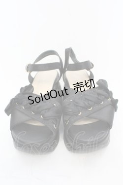 画像2: 【SALE】axes femme / レースアップスポサン M クロ O-25-10-31-2008-AX-SH-OW-ZT273