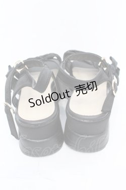 画像3: 【SALE】axes femme / レースアップスポサン M クロ O-25-10-31-2008-AX-SH-OW-ZT273