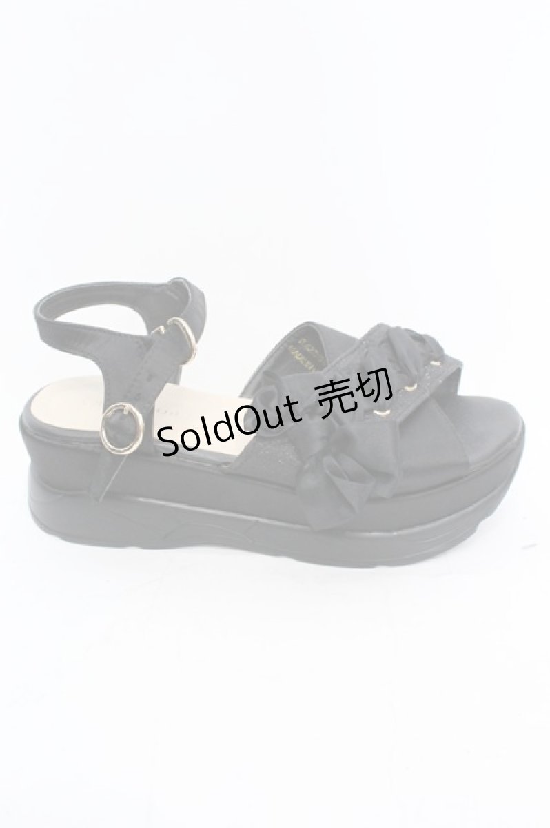 画像4: 【SALE】axes femme / レースアップスポサン M クロ O-25-10-31-2008-AX-SH-OW-ZT273 (4)