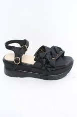 画像4: 【SALE】axes femme / レースアップスポサン M クロ O-25-10-31-2008-AX-SH-OW-ZT273 (4)
