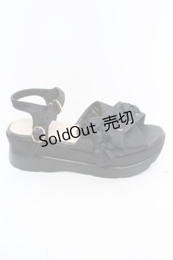 画像4: 【SALE】axes femme / レースアップスポサン M クロ O-25-10-31-2008-AX-SH-OW-ZT273