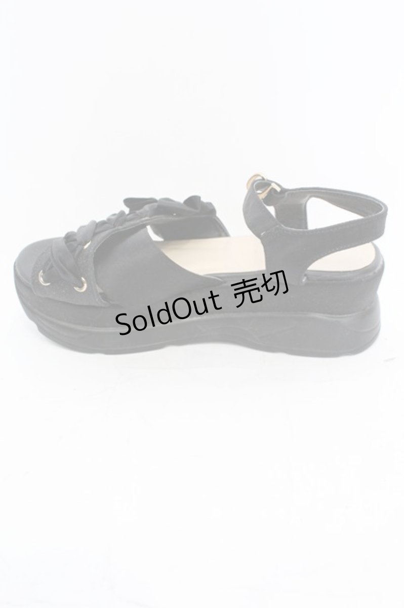 画像5: 【SALE】axes femme / レースアップスポサン M クロ O-25-10-31-2008-AX-SH-OW-ZT273 (5)