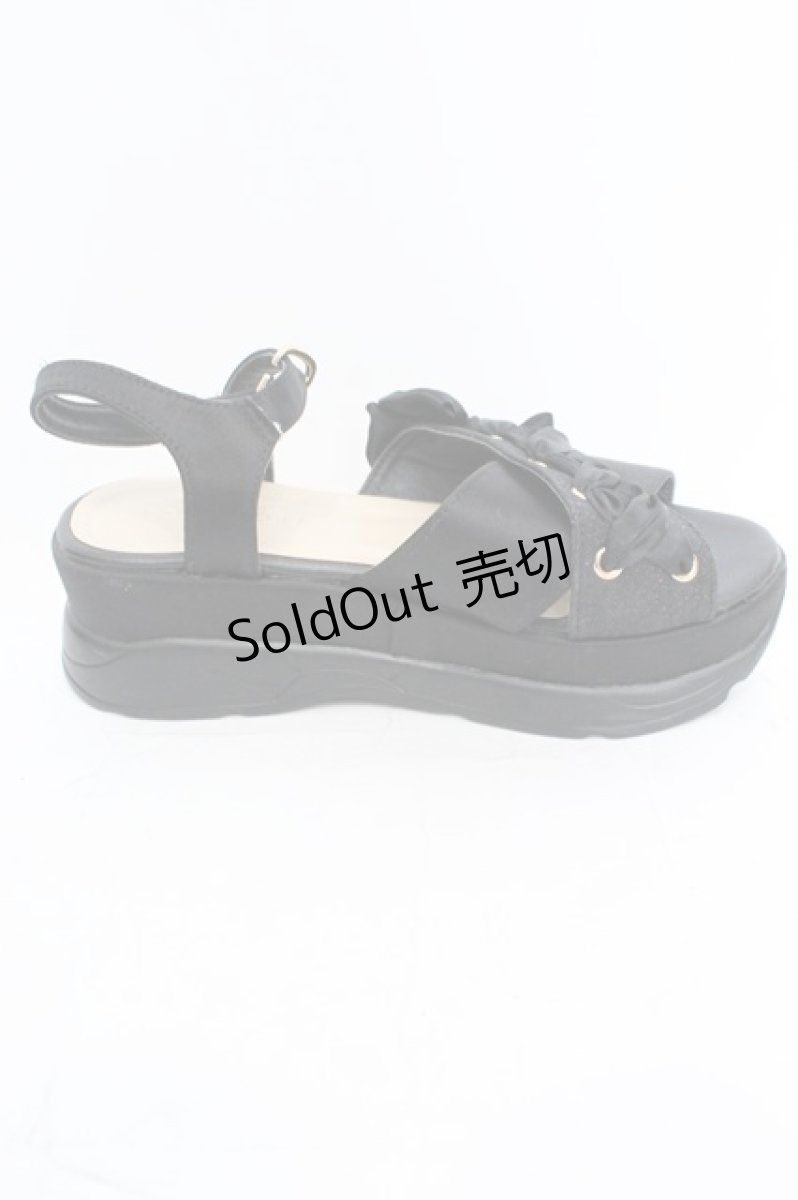 画像6: 【SALE】axes femme / レースアップスポサン M クロ O-25-10-31-2008-AX-SH-OW-ZT273 (6)