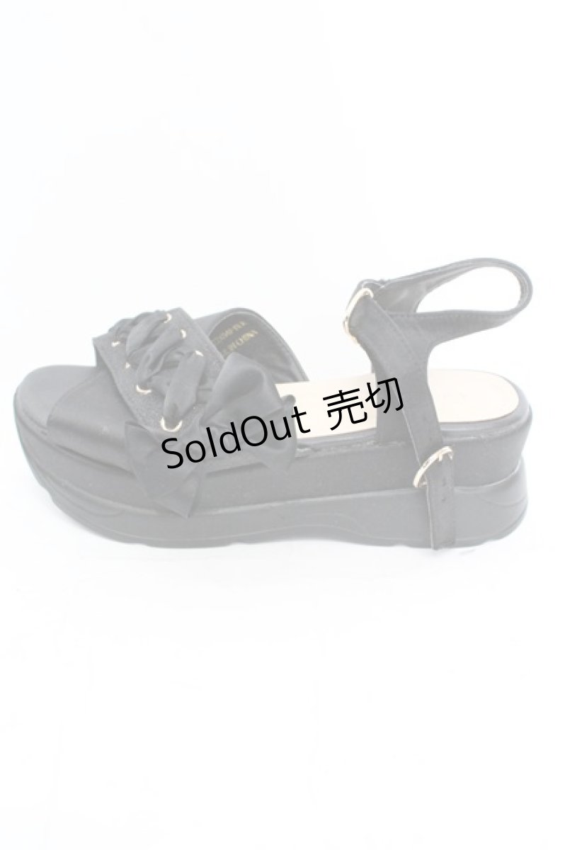 画像7: 【SALE】axes femme / レースアップスポサン M クロ O-25-10-31-2008-AX-SH-OW-ZT273 (7)