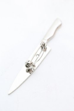 画像2: MILKBOY / ナイフブローチ  シルバー O-25-10-31-2016-MB-AC-IG-OS