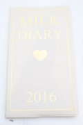 MILK / 2016年ダイアリー  アイボリー O-25-10-31-2022-ML-ZA-IG-OS