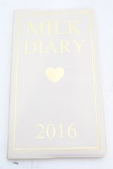 MILK / 2016年ダイアリー  アイボリー O-25-10-31-2022-ML-ZA-IG-OS