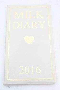 画像1: MILK / 2016年ダイアリー  アイボリー O-25-10-31-2022-ML-ZA-IG-OS