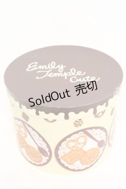 画像1: Emily Temple cute / 帽子箱  プレッツェル柄 O-25-10-31-2023-ET-ZA-IG-OS