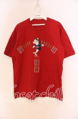 画像1: PINK HOUSE / いるかプリントTシャツ L アカ O-25-10-31-011-LO-TS-IG-OS