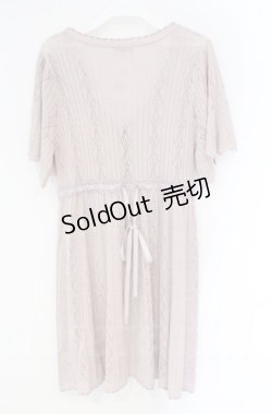 画像3: 【SALE】axes femme POETIQUE / トランプ柄透かし編みカーディガン  ピンKう０ O-25-10-31-3034-AX-TO-IG-ZT360