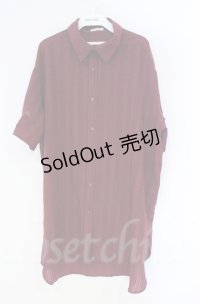 axes femme / マルチビスチェ付チュニック【ビスチェ欠品】  ワイン O-25-10-31-3037-AX-BL-IG-OS