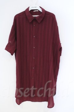 画像1: axes femme / マルチビスチェ付チュニック【ビスチェ欠品】  ワイン O-25-10-31-3037-AX-BL-IG-OS