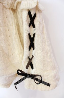 画像3: axes femme POETIQUE / 裏ボアスピンドルケープ  オフ O-25-10-31-3004-AX-CO-IG-OS