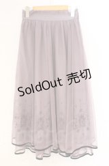 axes femme / ステラートフロッキーＰＴスカート  ラベンダー O-25-10-31-3043-AX-SK-IG-OS