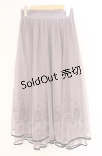 axes femme / ステラートフロッキーＰＴスカート  ラベンダー O-25-10-31-3043-AX-SK-IG-OS