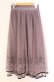 画像1: axes femme / ステラートフロッキーPTスカート  ラベンダー O-25-10-31-3043-AX-SK-IG-OS (1)