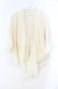 画像1: axes femme / ローズ編みシフォンフリルドルマンカーディガン  アイボリー O-25-10-31-3005-AX-TO-IG-OS (1)