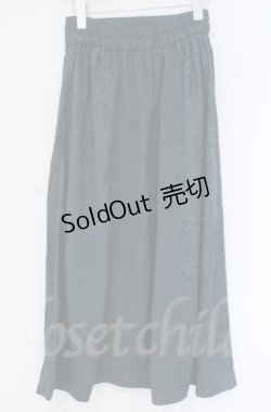 画像3: axes femme / ジャカード切替スカート  グリーン O-25-10-31-3049-AX-SK-IG-OS