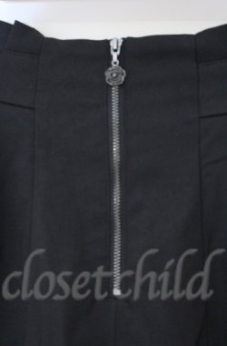 画像2: axes femme / ジップ付パイピングスカート  クロ O-25-10-31-3054-AX-SK-IG-OS