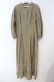 画像1: axes femme / ノーカラーシャツワンピース  カーキベージュ O-25-10-31-3006-AX-OP-IG-OS (1)
