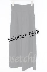 axes femme / ダブルベルトパンツ【ベルト欠品】  クロ O-25-10-31-3059-AX-PA-IG-OS