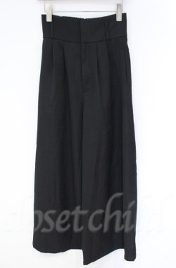 画像1: axes femme / ダブルベルトパンツ【ベルト欠品】  クロ O-25-10-31-3059-AX-PA-IG-OS