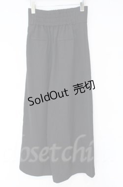 画像3: axes femme / ダブルベルトパンツ【ベルト欠品】  クロ O-25-10-31-3059-AX-PA-IG-OS