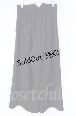 画像3: axes femme / 連ボタンハイウエストパンツ  クロ O-25-10-31-3060-AX-PA-IG-OS