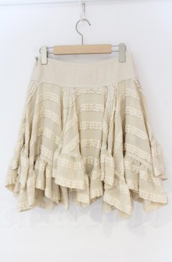 画像3: abilletage / イレギュラーヘムスカート  ベージュ O-25-10-31-3062-GO-SK-IG-OS