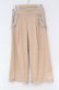 画像1: abilletage / フリルワイドパンツ  ベージュ O-25-10-31-3064-GO-PA-IG-OS (1)