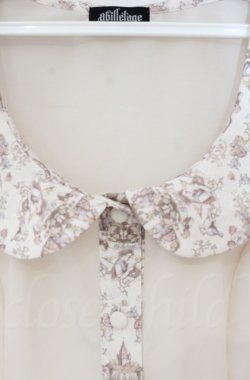 画像2: abilletage / 童話の世界 パフスリーブブラウス  アイボリー O-25-10-31-3065-GO-BL-IG-OS