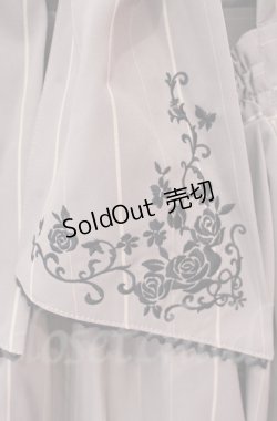 画像4: axes femme / バックリボンストライプジャンパースカート  ブルー O-25-10-31-3007-AX-OP-IG-OS