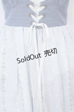 画像3: axes femme POETIQUE / チェスボードホルターワンピース  サックス O-25-10-31-3009-AX-SK-IG-OS