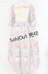 axes femme kawaii / ティティ×ベアファミリーワンピース  ピンク O-25-10-31-3017-AX-OP-IG-OS