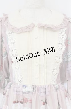 画像2: axes femme kawaii / ティティ×ベアファミリーワンピース  ピンク O-25-10-31-3017-AX-OP-IG-OS