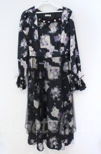 axes femme / ローズアンダヴィタシオンワンピース  クロ O-25-10-31-3018-AX-OP-IG-ZT248