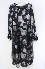 画像1: 【SALE】axes femme / ローズアンダヴィタシオンワンピース  クロ O-25-10-31-3018-AX-OP-IG-ZT248 (1)