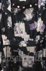 画像2: 【SALE】axes femme / ローズアンダヴィタシオンワンピース  クロ O-25-10-31-3018-AX-OP-IG-ZT248 (2)