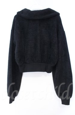 画像3: axes femme POETIQUE / モールニット風クロップドプルオーバー  クロ O-25-10-31-3002-AX-TO-IG-OS