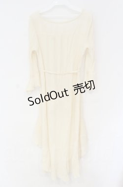 画像3: axes femme / ベルト付イレヘムカーデ  生成り O-25-10-31-3019-AX-TO-IG-ZT490